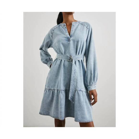 NEW RAILS lila dress in faded indigo